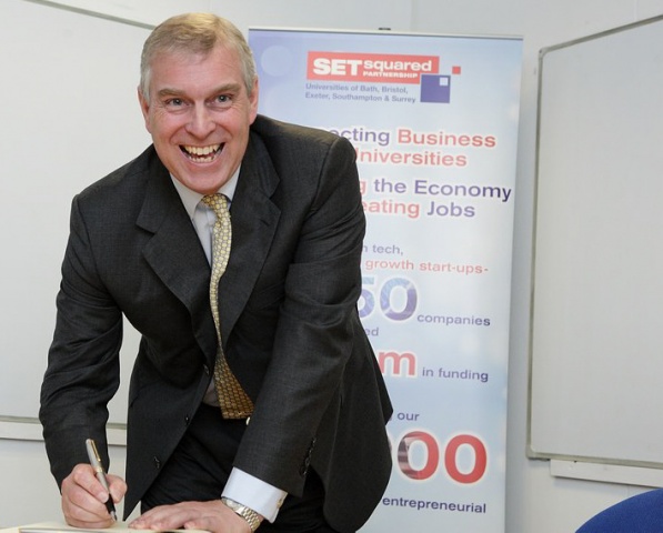 The Duke of York gives royal seal of approval to Bristol’s incubation centre