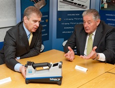 The Duke of York visits Symetrica