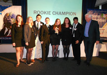 The SIFE team of one of the SETsquared Universities awarded Rookie Champion