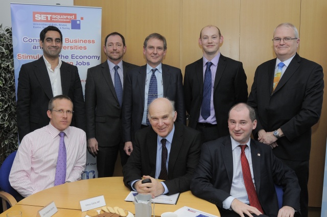 Vince Cable endorses University’s work to help businesses boom