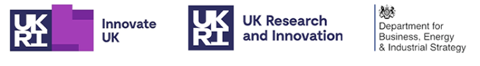 Innovate UK, Research England & BEIS logos