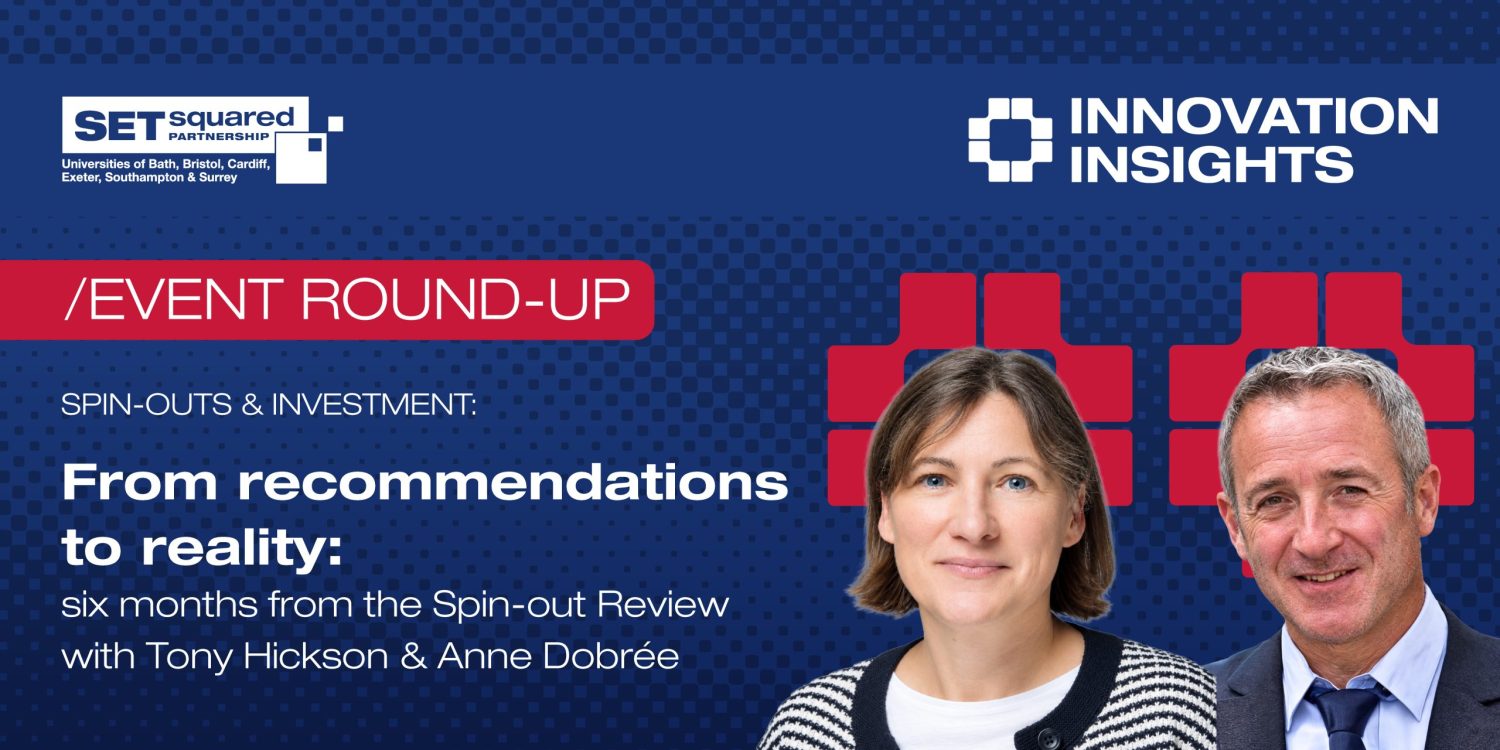 Bridging the gap: how can we build a stronger pathway for UK spin-outs?
