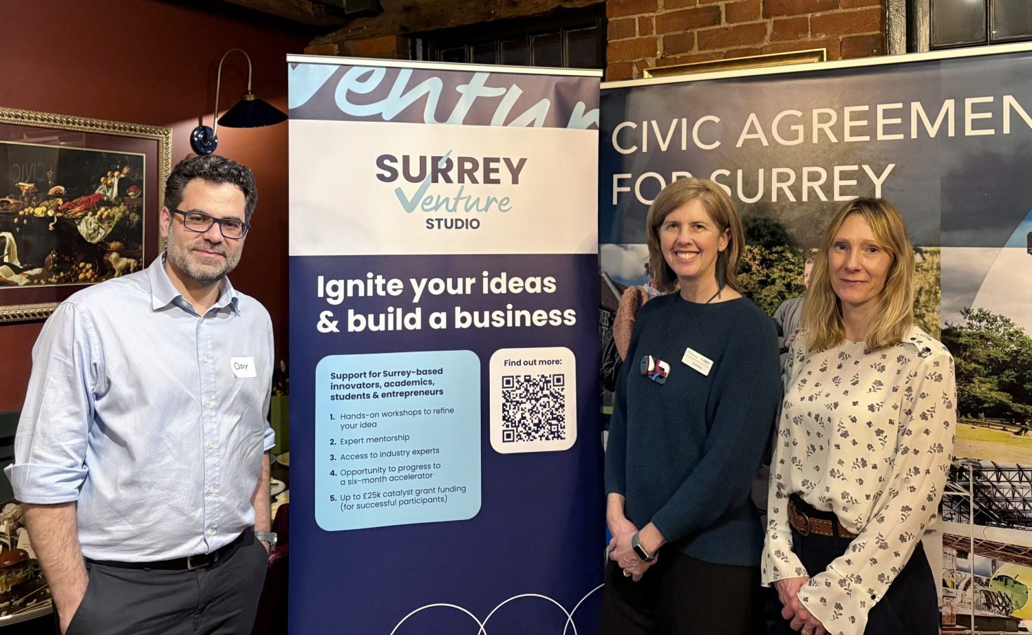 Surrey Venture Studios celebrates supporting its first tech pioneers